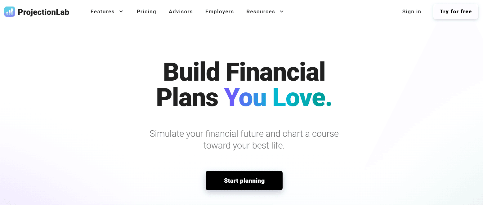 ProjectionLab - Detailed review of personal financial planning software