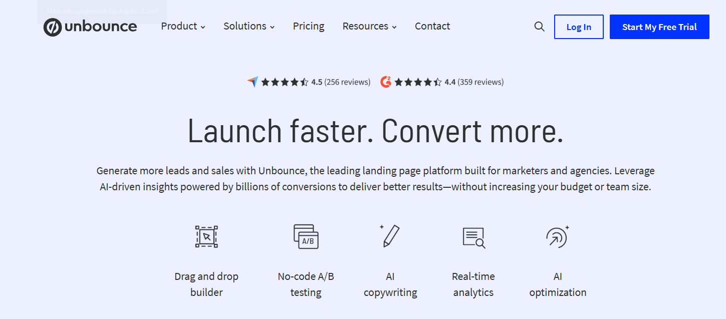 Unbounce: Top AI Landing Page Creator - Detailed Review